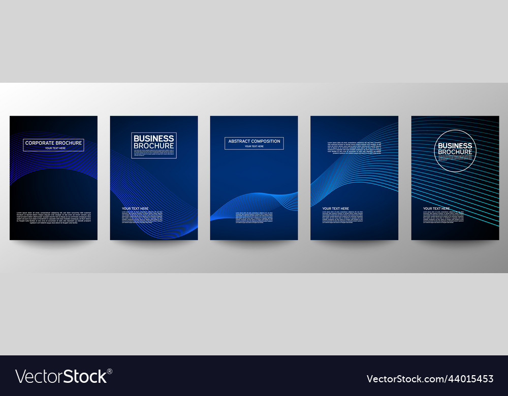 Cover geometric minimal set abstract line pattern vector image Cover geometric minimal set abstract line pattern
