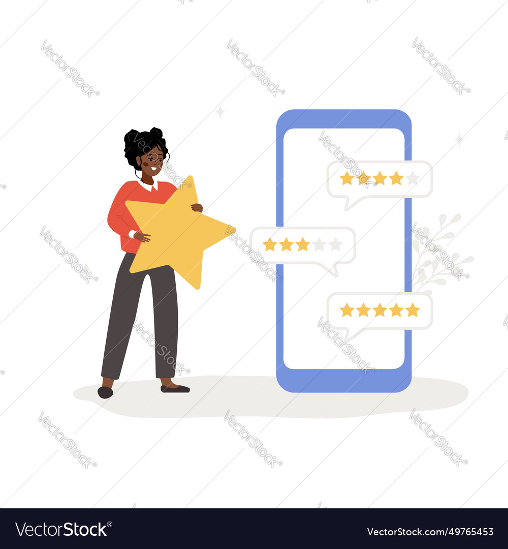 Customer feedback mobile phone screen