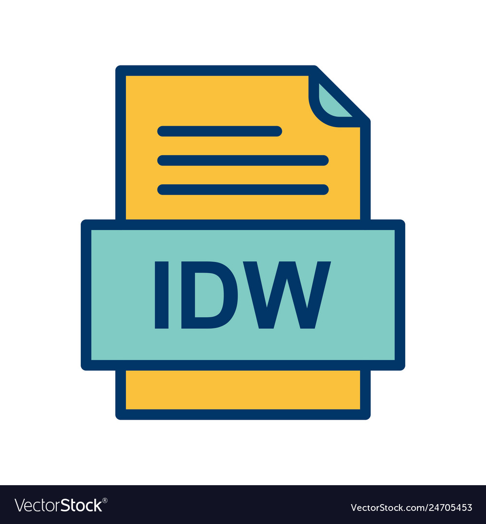 Idw file document icon