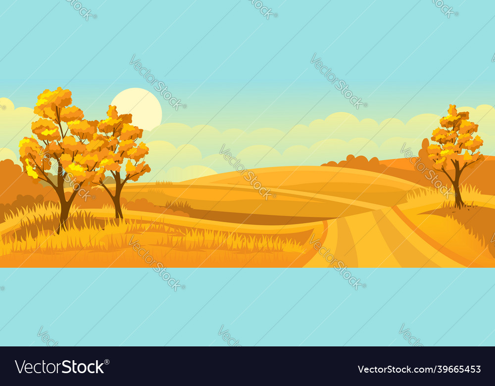 Rural autumn landscape