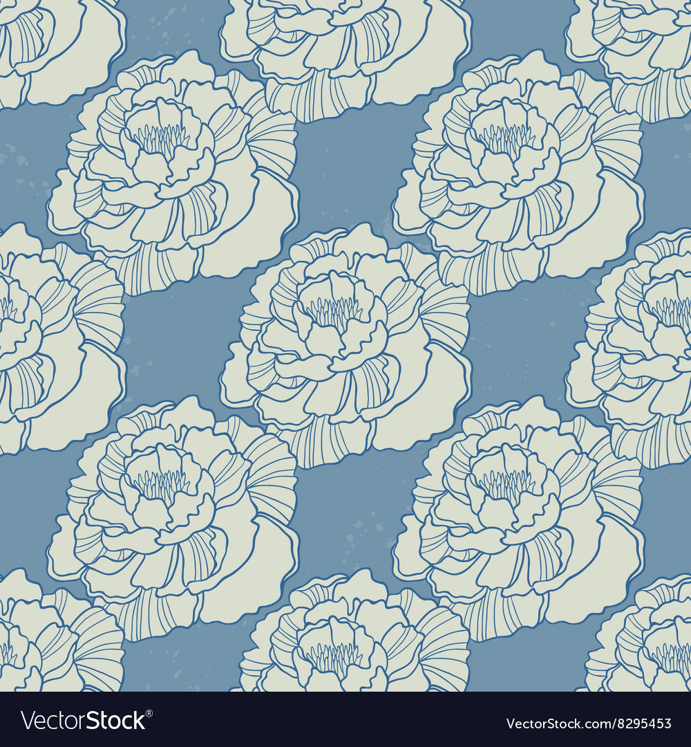 Spring rampage seamless pattern