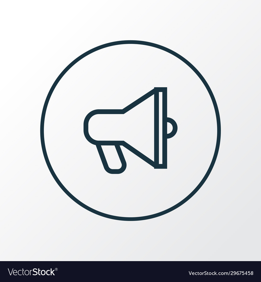 Amplifier icon line symbol premium quality Vector Image