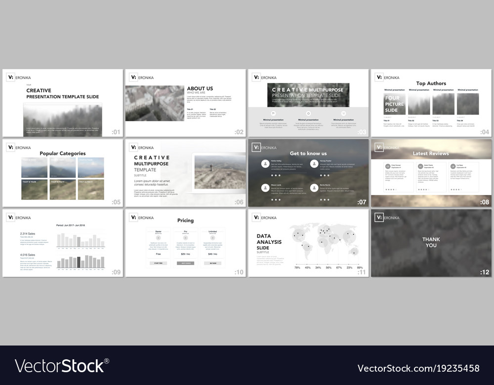 clean minimal presentation templates
