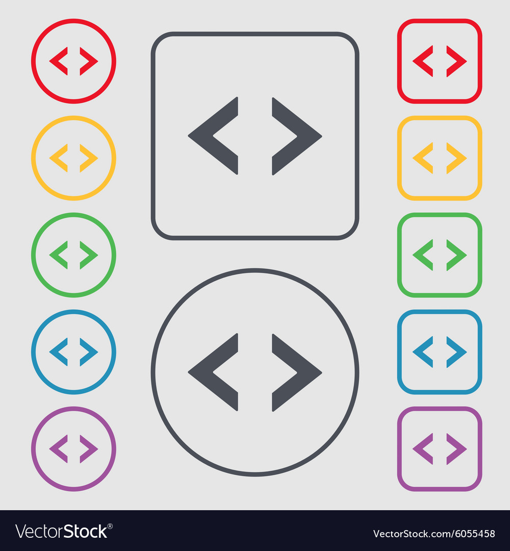 Codezeichen Symbol Programmierer Symbol Symbole