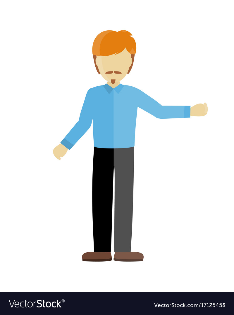Man character template