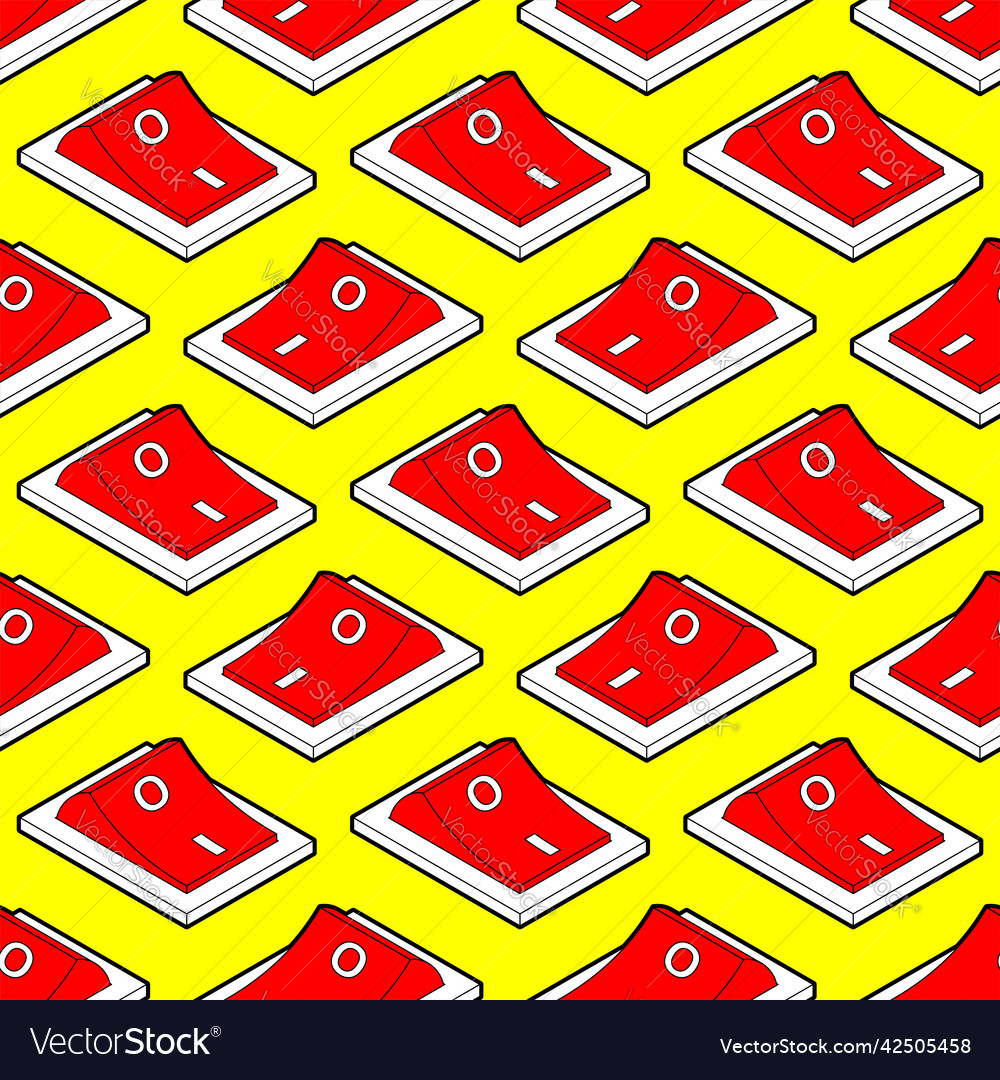Switch pattern seamless toggle background texture vector image Switch pattern seamless toggle background texture