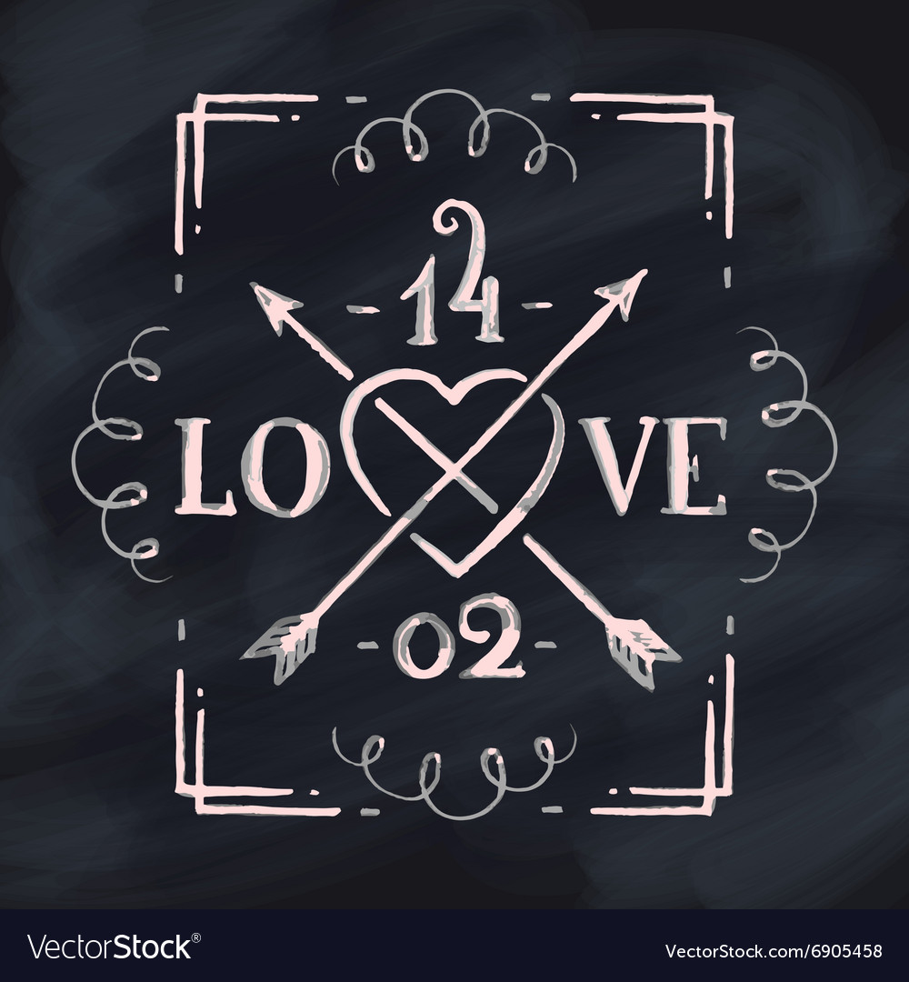 Valentines day greeting card