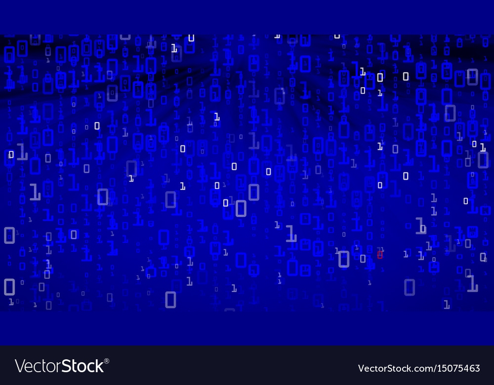Binärer Hintergrund laufende Nummern abstrakt