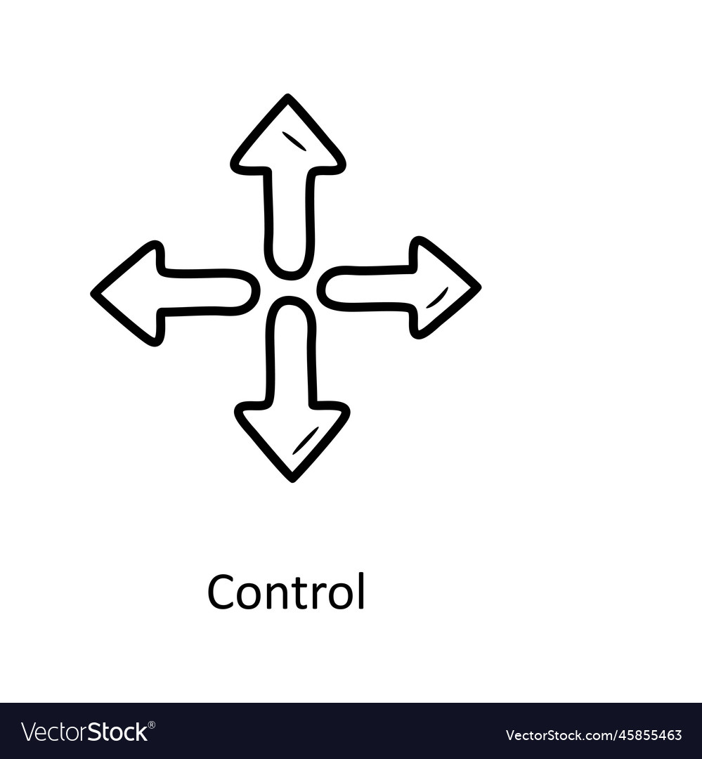 Control solid fill outline icon design