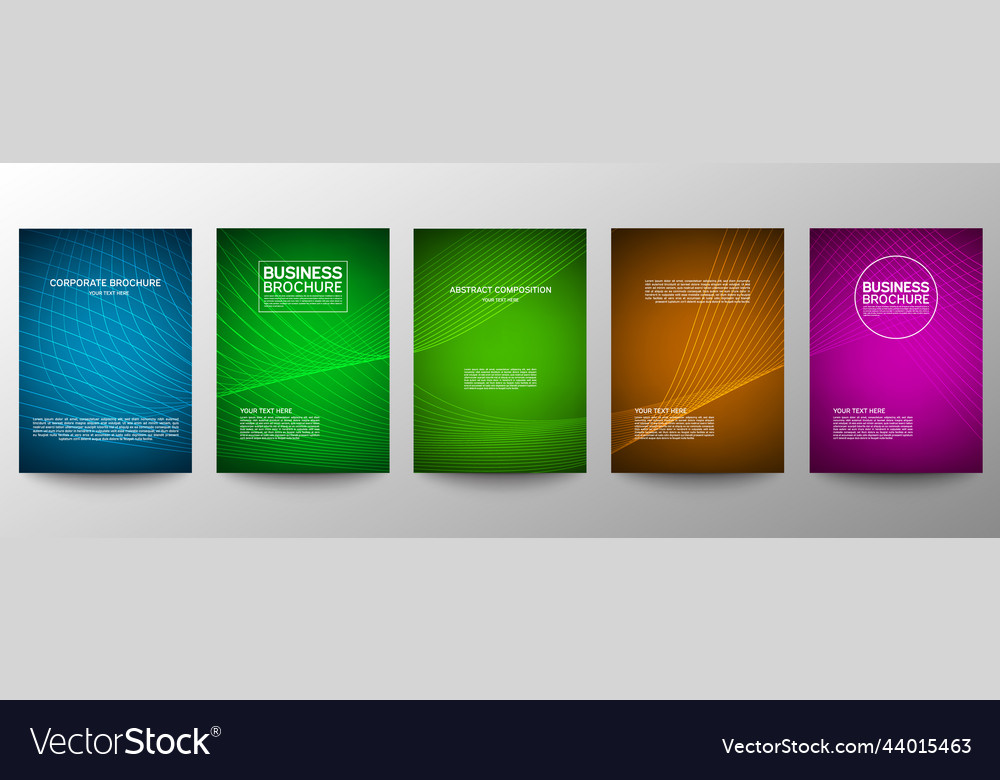 Cover geometric minimal set abstract line pattern vector image Cover geometric minimal set abstract line pattern