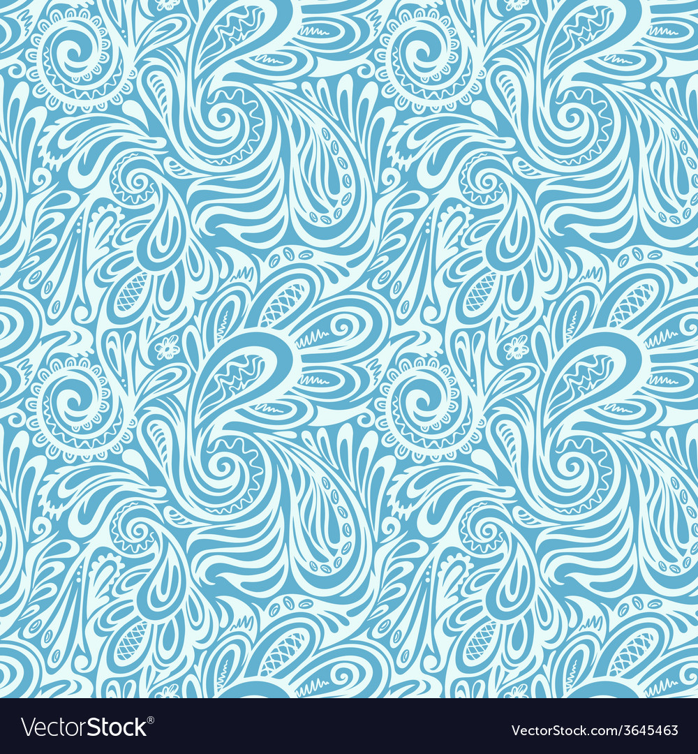 Paisley seamless pattern Royalty Free Vector Image