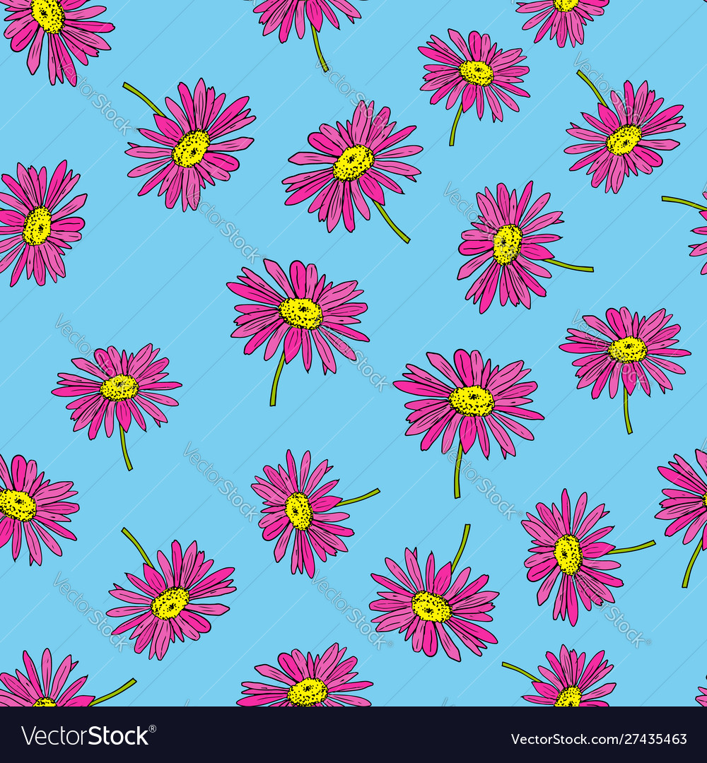 Pyrethrum Daisy Pattern