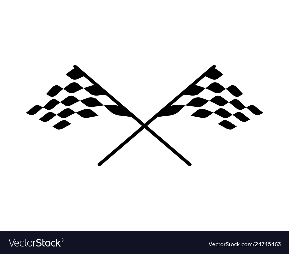 Race flag design concepts icon speed simple