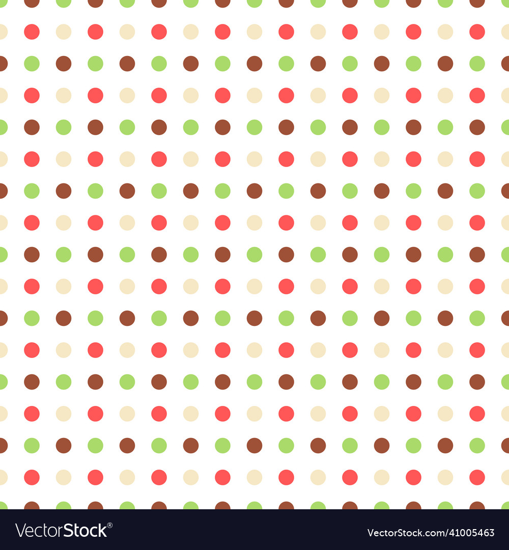 Seamless pattern with polka dots