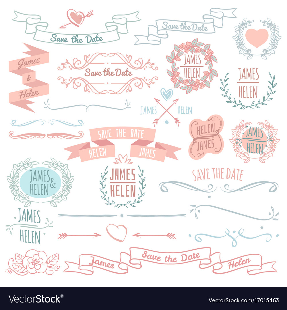 Wedding floral decoration elements