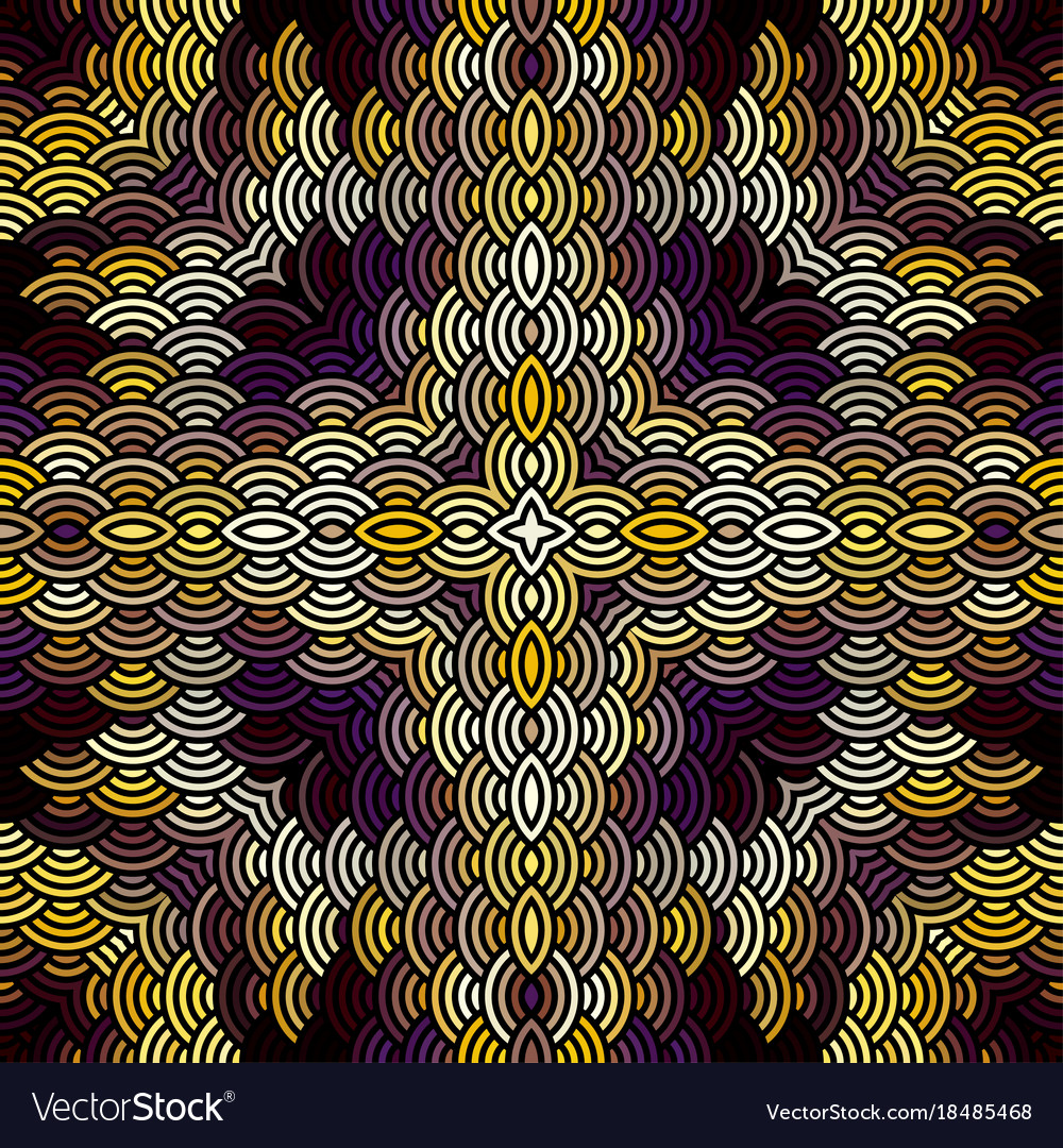 Geometric abstract pattern