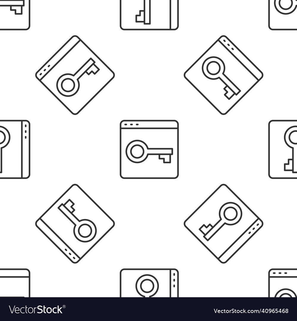 Grey line secure your site with https ssl icon vector image Grey line secure your site with https ssl icon