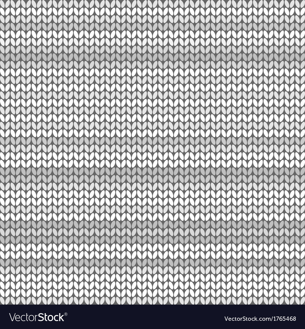 Light gray striped knitted background Royalty Free Vector