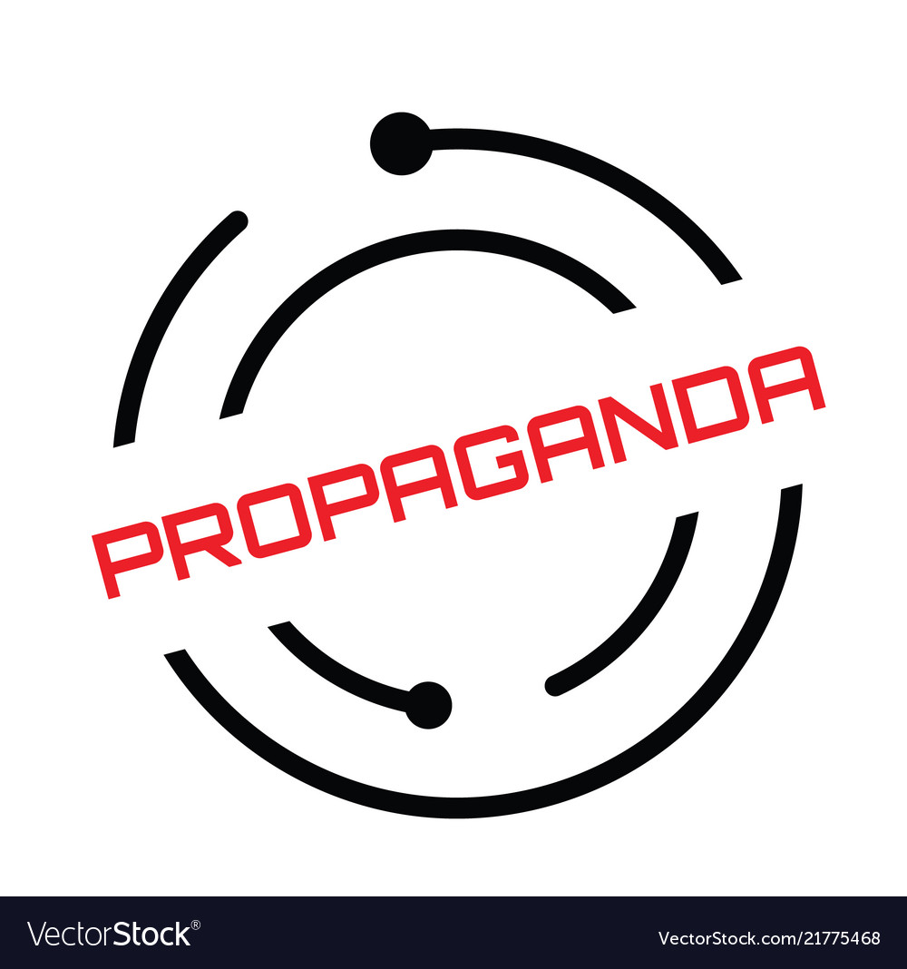 Propaganda rubber stamp