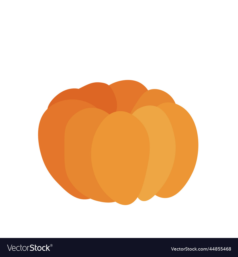 Simple minimalistic of orange peeled Royalty Free Vector