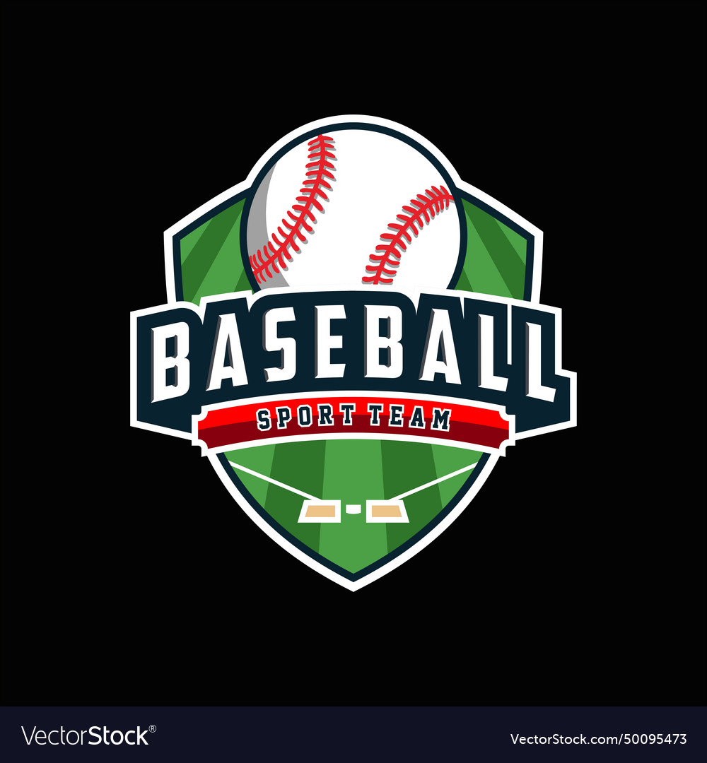 Baseball team badges baseball logo Royalty Free Vector Image