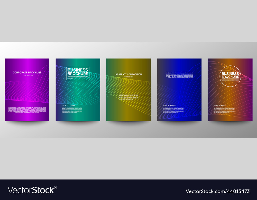Cover geometric minimal set abstract line pattern vector image Cover geometric minimal set abstract line pattern