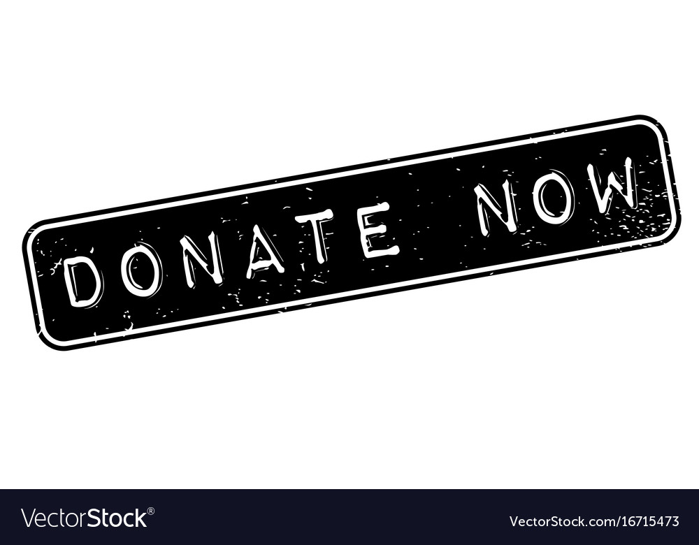 Please donate rubber stamp Royalty Free Vector Image