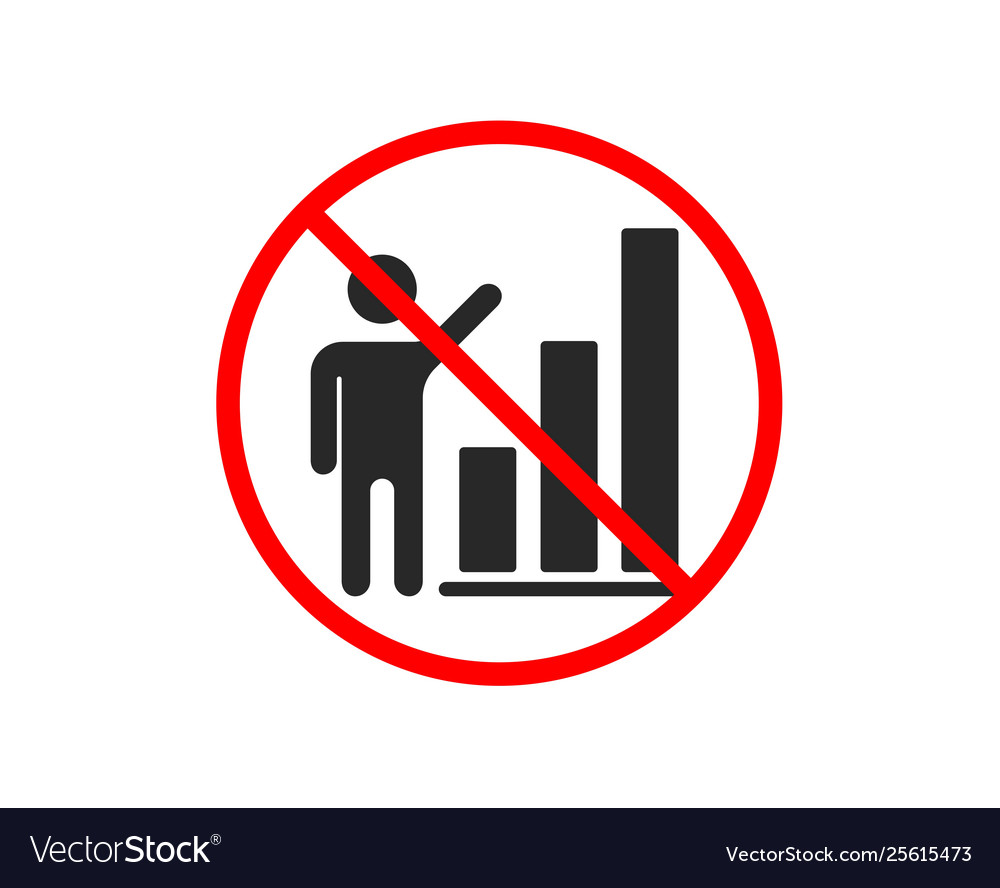 Graph icon column chart sign vector image Graph icon column chart sign