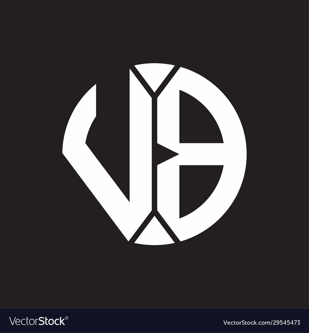 VB Monogram Circle Ribbon Style