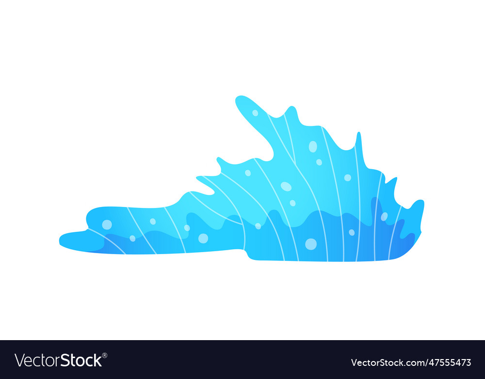 Water wave splash