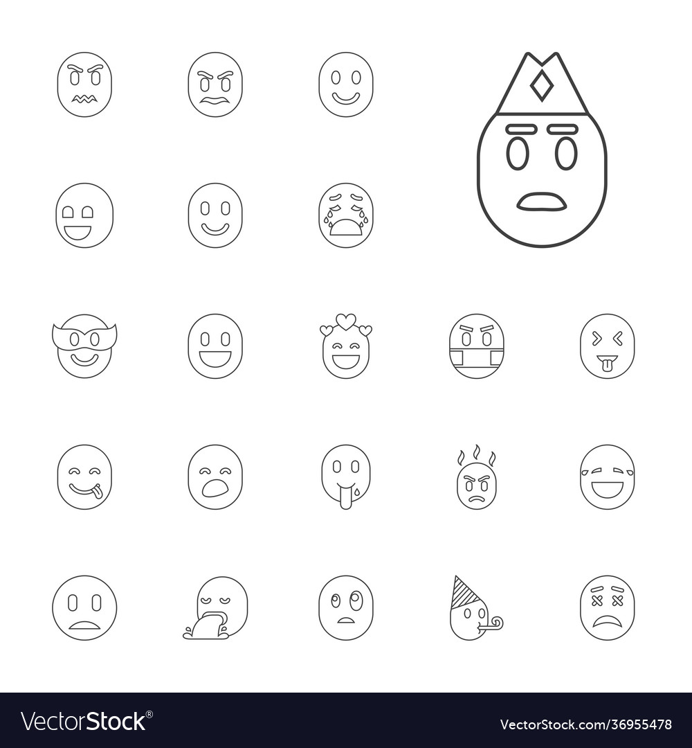 22 smiley icons