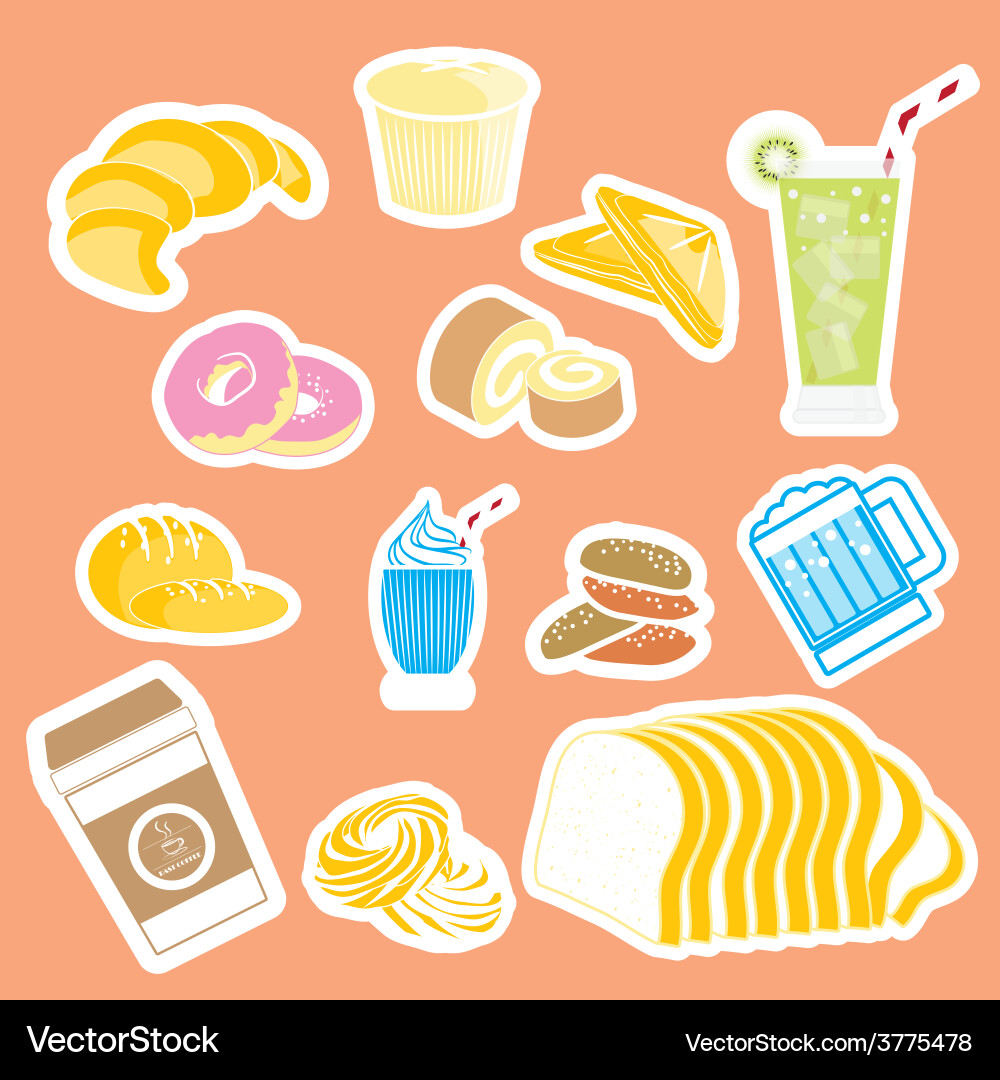 Bread bakery Royalty Free Vector Image - VectorStock