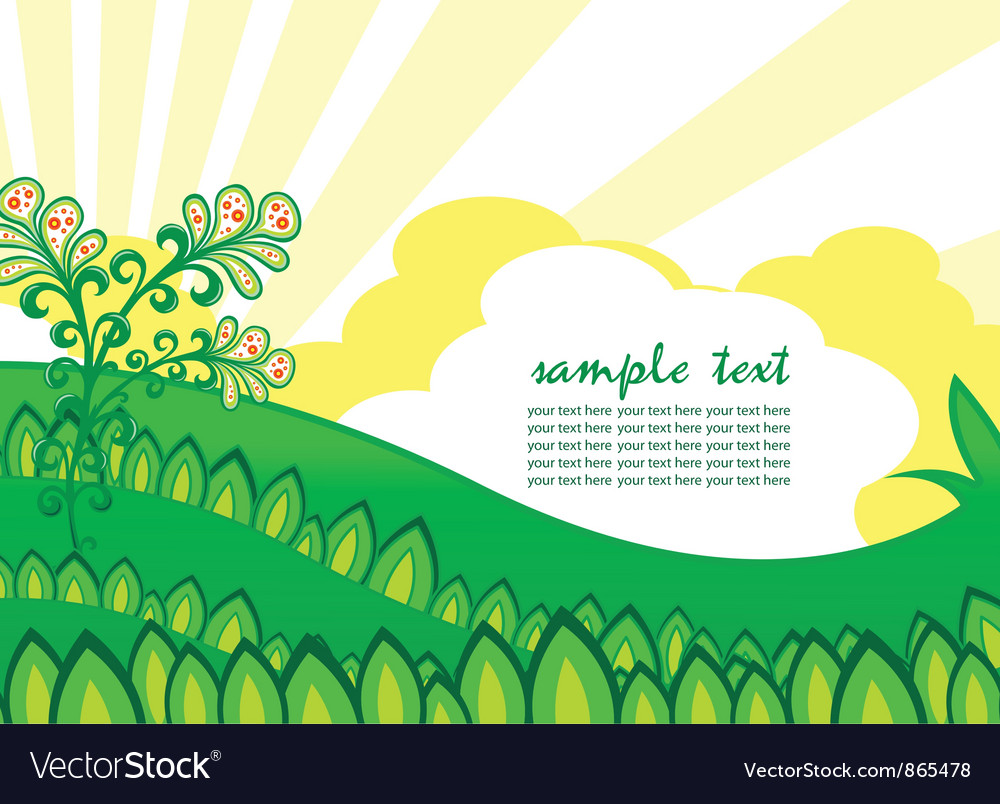 Easter background with rays