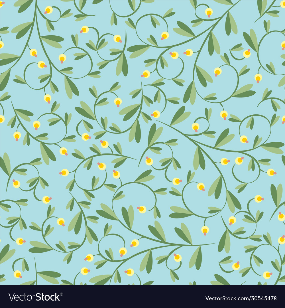 Flower pattern seamless botanic texture spring