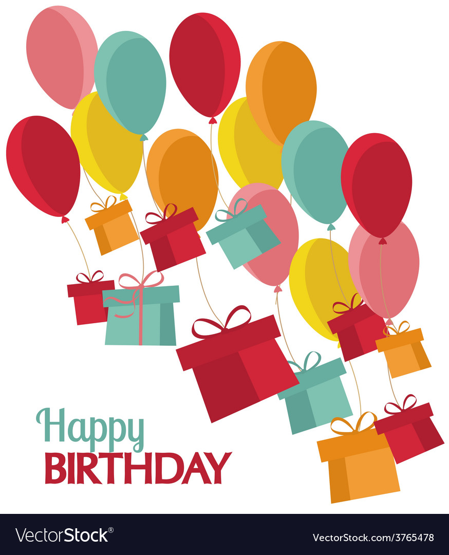 Happy birthday Royalty Free Vector Image - VectorStock