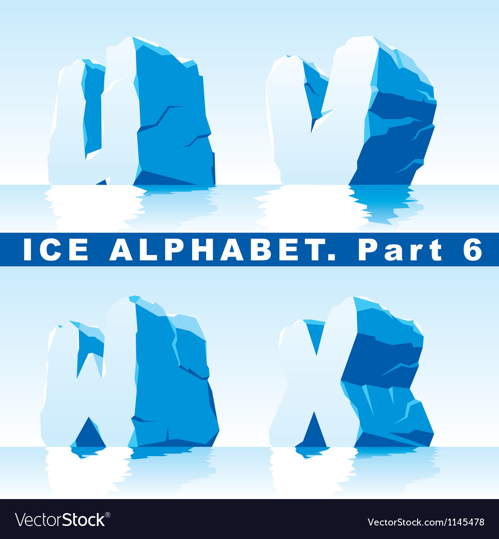 Ice Letter Set - Part 6