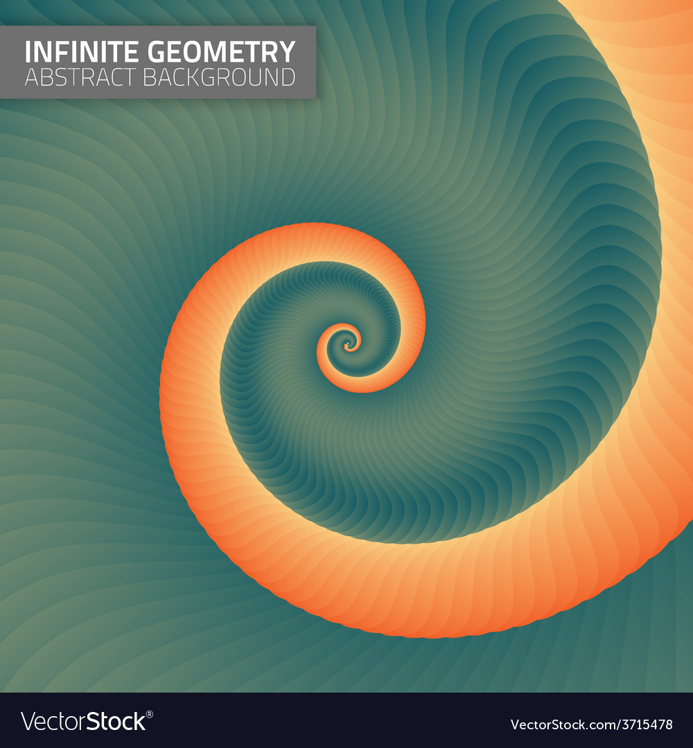 Infinite geometry fractal background