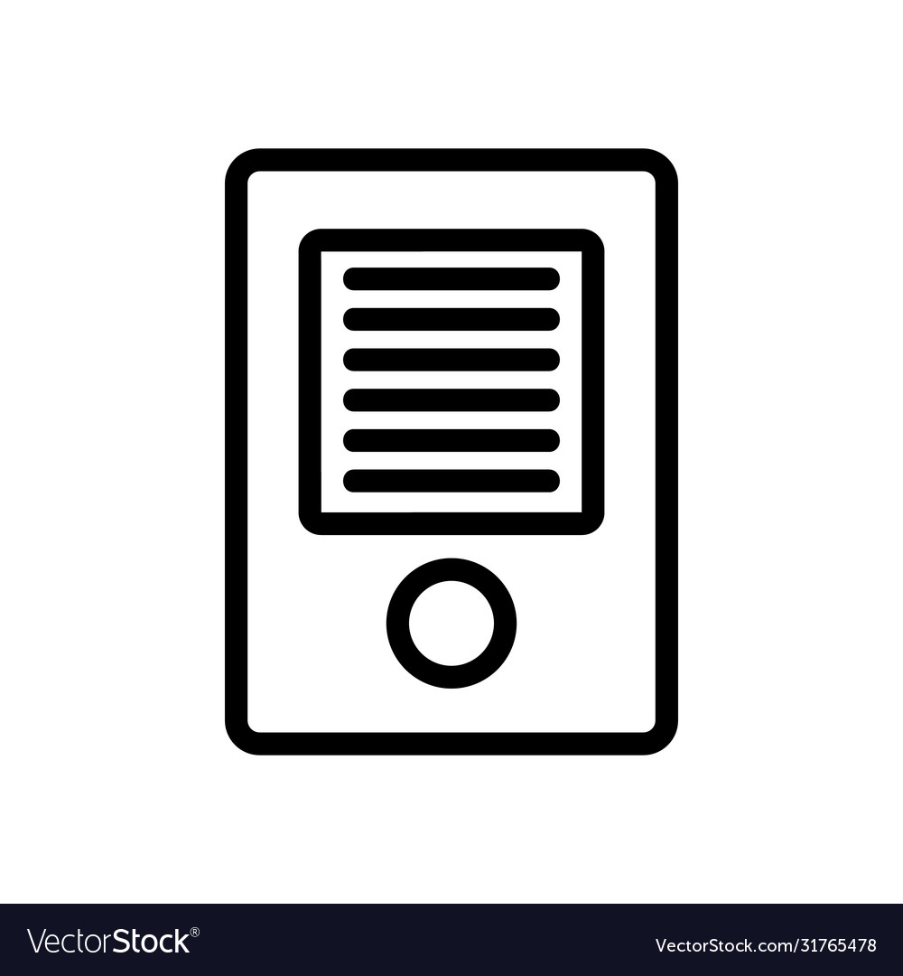 Intercom entrance device icon outline