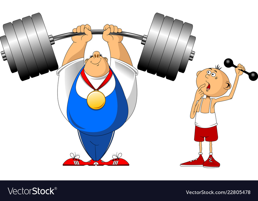 Strong And Weak Royalty Free Vector Image Vectorstock