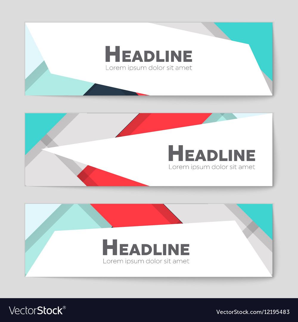 Abstract layout background set for art