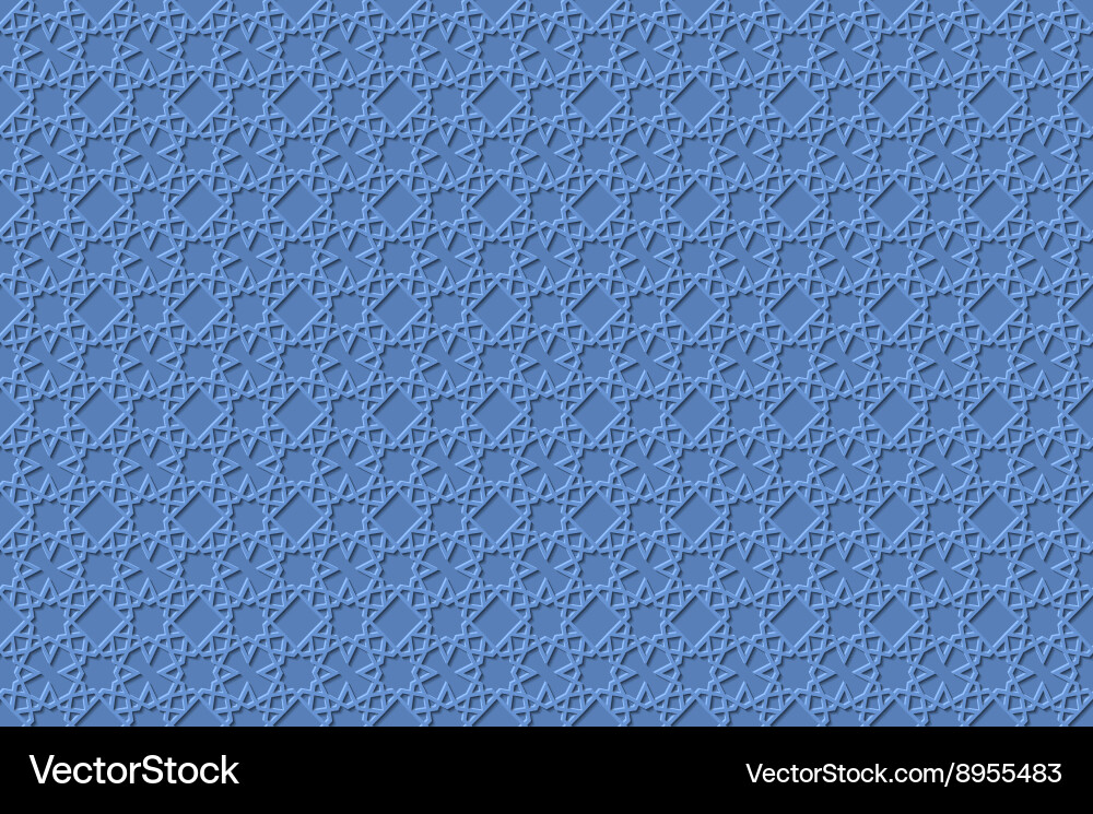 Background with islamic seamless pattern Vector Image