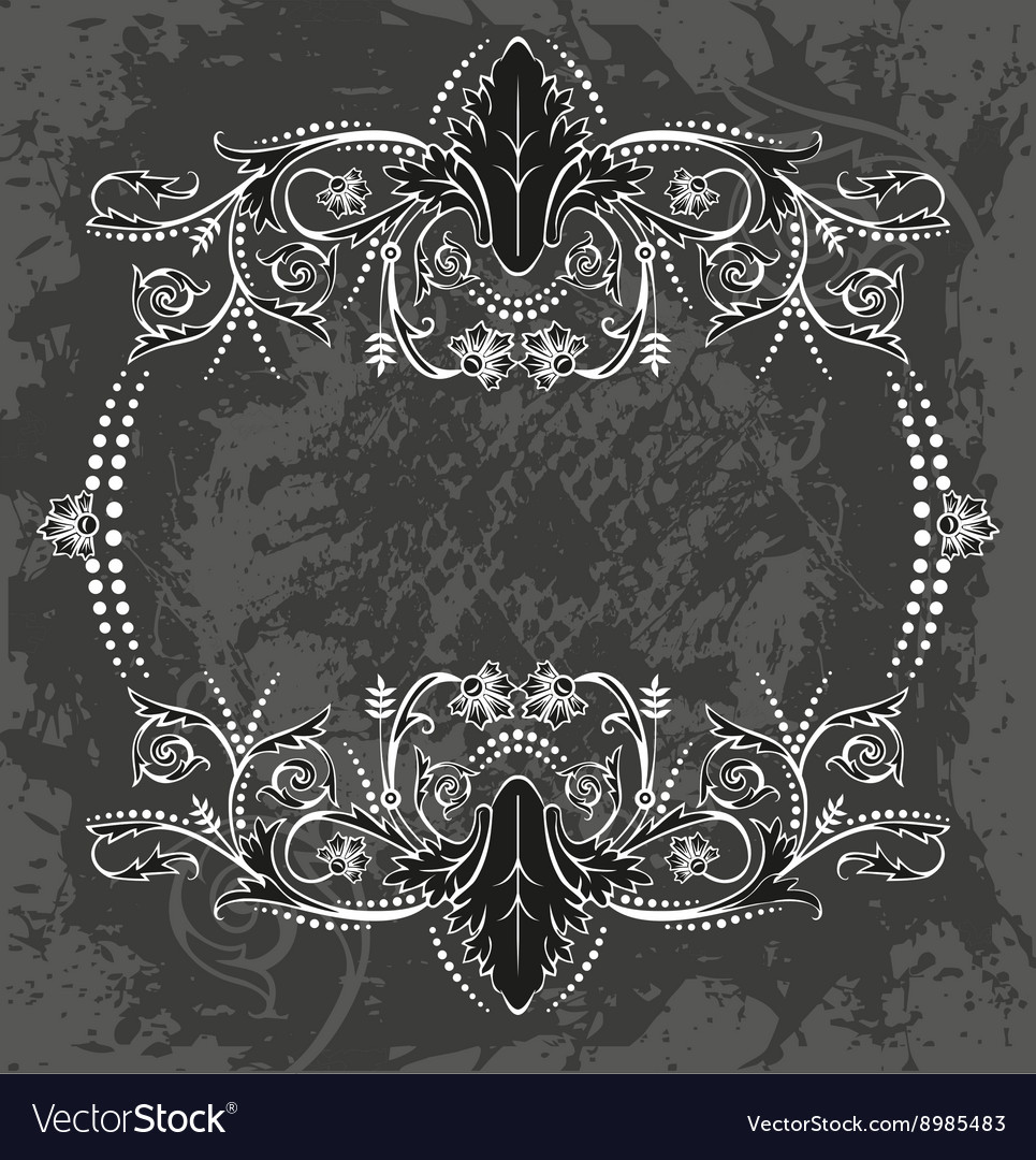 Decorative frame with pattern
