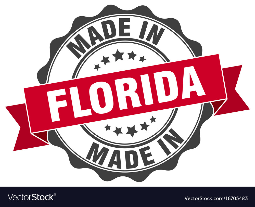 Made in florida round seal