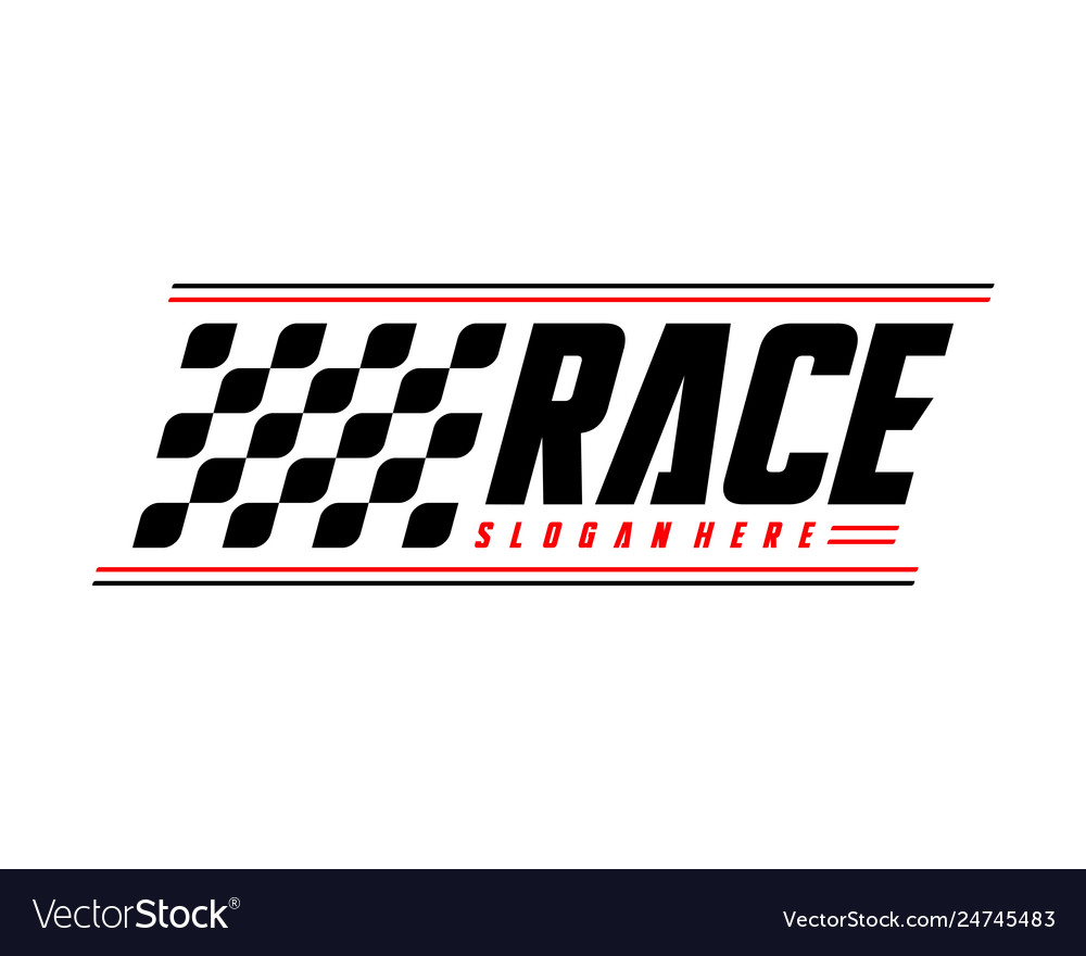 Race flag design concepts icon speed simple