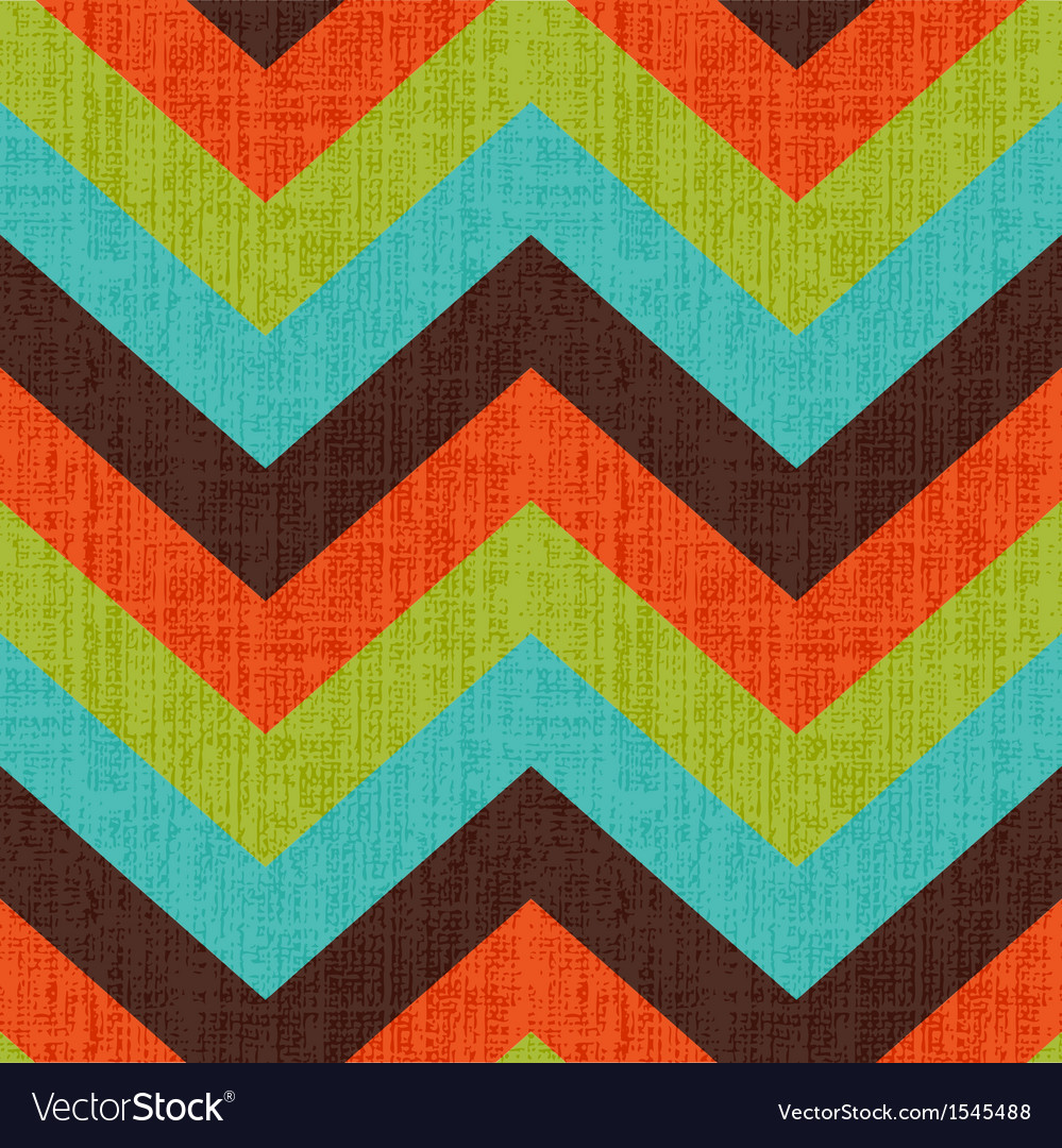 Seamless retro zig zag pattern