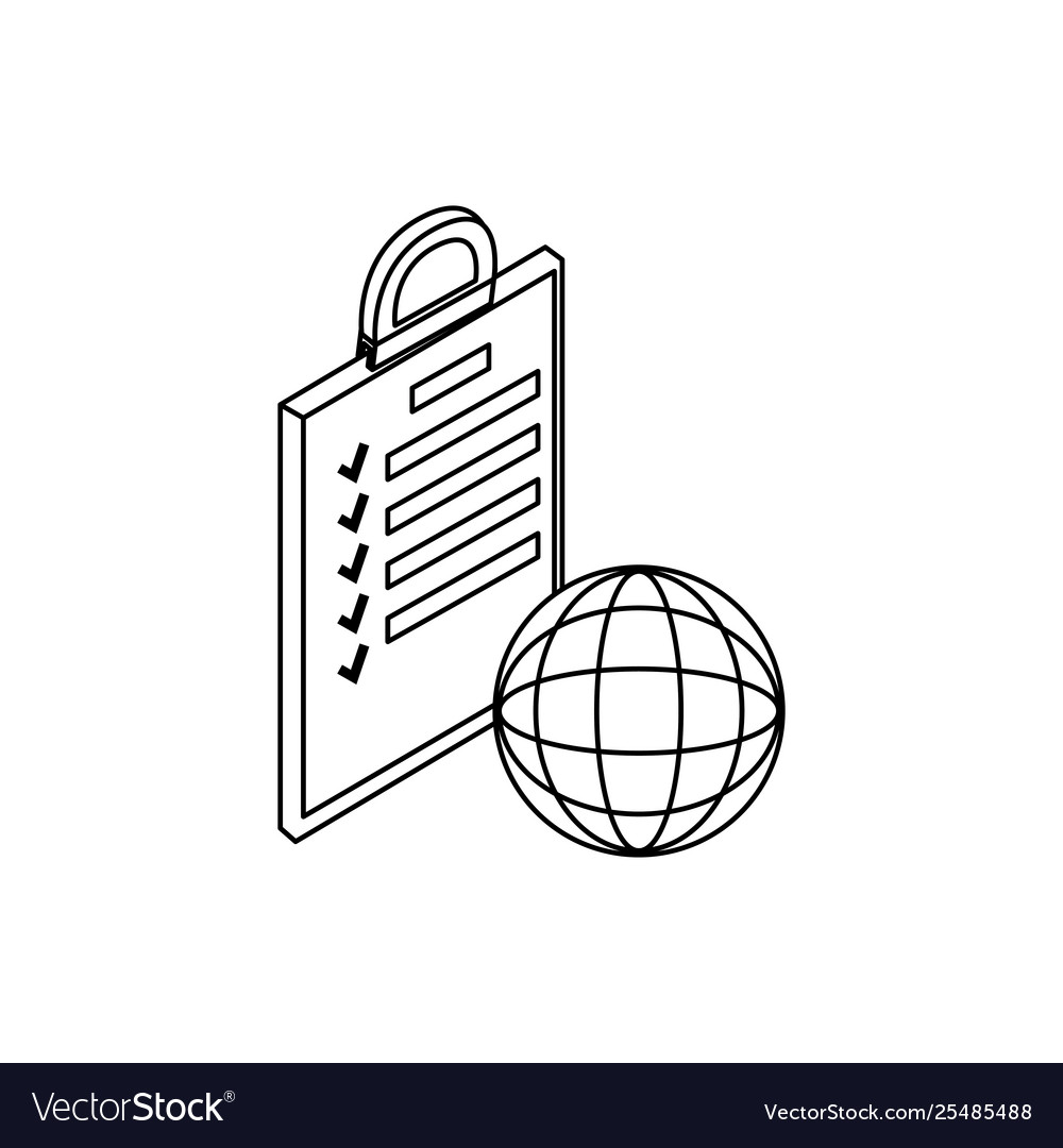 Sphere planet browser with checklist