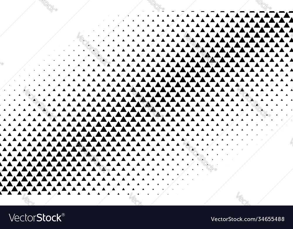 Triangles halftone triangle geometric background vector image Triangles halftone triangle geometric background