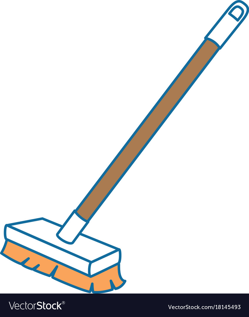 Brush clean isolated icon