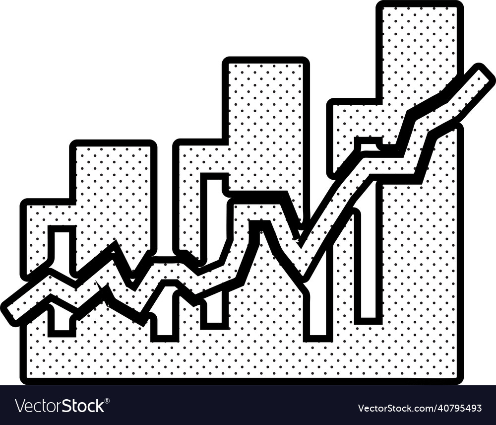 Graph chart icon sign design vector image Graph chart icon sign design