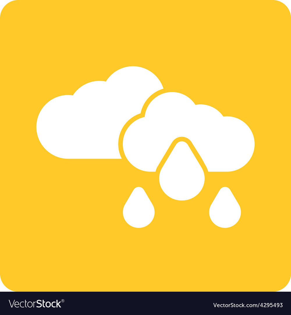 Light Rain Royalty Free Vector Image - Vectorstock